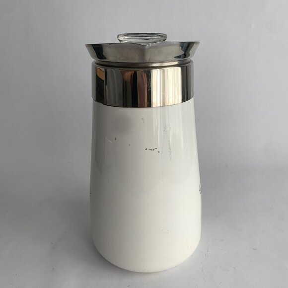 Corning Ware 9 Cup Black Trefoil Coffee Pot Carafe - Picture 2 of 8